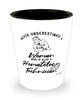 Hematology Technician Shotglass Never Underestimate A Woman Who Is Also A Hematology Tech Shot Glass