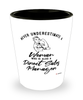 Direct Sales Manager Shotglass Never Underestimate A Woman Who Is Also A Direct Sales Manager Shot Glass