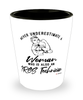 IRCS Technician Shotglass Never Underestimate A Woman Who Is Also An IRCS Tech Shot Glass