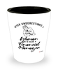 Financial Manager Shotglass Never Underestimate A Woman Who Is Also A Financial Manager Shot Glass