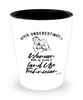 LUse Technician Shotglass Never Underestimate A Woman Who Is Also A LUse Tech Shot Glass
