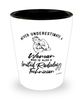 Limited Radiology Technician Shotglass Never Underestimate A Woman Who Is Also A Limited Radiology Tech Shot Glass