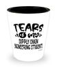 Funny Supply Chain Engineering Professor Teacher Shotglass Tears Of My Supply Chain Engineering Students