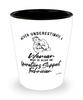 Operations Support Technician Shotglass Never Underestimate A Woman Who Is Also An Operations Support Tech Shot Glass