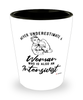 Intensivist Shotglass Never Underestimate A Woman Who Is Also An Intensivist Shot Glass