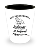 Medical Examiner Shotglass Never Underestimate A Woman Who Is Also A Medical Examiner Shot Glass