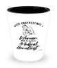 Medical Geneticist Shotglass Never Underestimate A Woman Who Is Also A Medical Geneticist Shot Glass