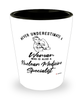 Nuclear Medicine Specialist Shotglass Never Underestimate A Woman Who Is Also A Nuclear Medicine Specialist Shot Glass
