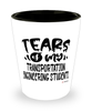 Funny Transportation Engineering Professor Teacher Shotglass Tears Of My Transportation Engineering Students