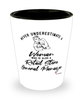 Retail Store General Manager Shotglass Never Underestimate A Woman Who Is Also A Retail Store General Manager Shot Glass