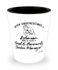 Social Community Service Manager Shotglass Never Underestimate A Woman Who Is Also A Social Community Service Manager Shot Glass