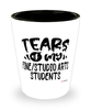 Funny Fine/Studio Arts Professor Teacher Shotglass Tears Of My Fine/Studio Arts Students