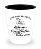 Registration Technician Shotglass Never Underestimate A Woman Who Is Also A Registration Tech Shot Glass
