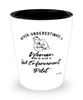 Law Enforcement Pilot Shotglass Never Underestimate A Woman Who Is Also A Law Enforcement Pilot Shot Glass