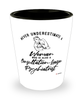 Consultation-Liaison Psychiatrist Shotglass Never Underestimate A Woman Who Is Also A Consultation-Liaison Psychiatrist Shot Glass