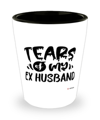 Funny Divorce Shotglass Tears Of My Ex Husband