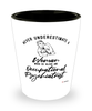 Occupational Psychiatrist Shotglass Never Underestimate A Woman Who Is Also An Occupational Psychiatrist Shot Glass