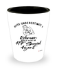 ATF Shotglass Never Underestimate A Woman Who Is Also An ATF Special Agent Shot Glass