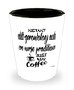 Funny AGACNP Shotglass Instant Adult-Gerontology Acute Care Nurse Practitioner Just Add Coffee