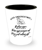 Transpersonal Psychologist Shotglass Never Underestimate A Woman Who Is Also A Transpersonal Psychologist Shot Glass