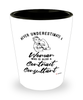 Contract Consultant Shotglass Never Underestimate A Woman Who Is Also A Contract Consultant Shot Glass