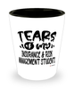 Funny Insurance Risk Management Professor Teacher Shotglass Tears Of My Insurance Risk Management Students