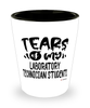 Funny Laboratory Technician Professor Teacher Shotglass Tears Of My Laboratory Technician Students