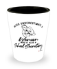 School Secretary Shotglass Never Underestimate A Woman Who Is Also A School Secretary Shot Glass