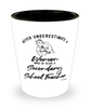 Secondary School Teacher Shotglass Never Underestimate A Woman Who Is Also A Secondary School Teacher Shot Glass