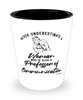 Professor of Communication Shotglass Never Underestimate A Woman Who Is Also A Professor of Communication Shot Glass
