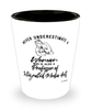 Professor of Integrated Media Arts Shotglass Never Underestimate A Woman Who Is Also A Professor of Integrated Media Arts Shot Glass