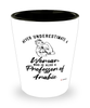 Professor of Arabic Shotglass Never Underestimate A Woman Who Is Also A Professor of Arabic Shot Glass