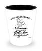 Cellular Engineer Shotglass Never Underestimate A Woman Who Is Also A Cellular Engineer Shot Glass