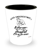 Coastal Engineer Shotglass Never Underestimate A Woman Who Is Also A Coastal Engineer Shot Glass