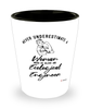 Ecological Engineer Shotglass Never Underestimate A Woman Who Is Also An Ecological Engineer Shot Glass