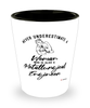 Metallurgical Engineer Shotglass Never Underestimate A Woman Who Is Also A Metallurgical Engineer Shot Glass