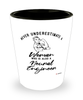 Neural Engineer Shotglass Never Underestimate A Woman Who Is Also A Neural Engineer Shot Glass