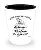 Nuclear Engineer Shotglass Never Underestimate A Woman Who Is Also A Nuclear Engineer Shot Glass