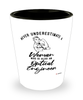 Optical Engineer Shotglass Never Underestimate A Woman Who Is Also An Optical Engineer Shot Glass