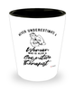 Cognitive Therapist Shotglass Never Underestimate A Woman Who Is Also A Cognitive Therapist Shot Glass
