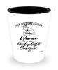 Oculoplastic Surgeon Shotglass Never Underestimate A Woman Who Is Also An Oculoplastic Surgeon Shot Glass