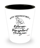 Transplant Surgeon Shotglass Never Underestimate A Woman Who Is Also A Transplant Surgeon Shot Glass