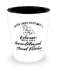 Gerontological Social Worker Shotglass Never Underestimate A Woman Who Is Also A Gerontological Social Worker Shot Glass