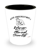 Clinical Scientist Shotglass Never Underestimate A Woman Who Is Also A Clinical Scientist Shot Glass