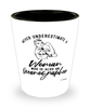 Oceanographer Shotglass Never Underestimate A Woman Who Is Also An Oceanographer Shot Glass
