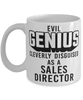 Funny Sales Director Mug Evil Genius Cleverly Disguised As A Sales Director Coffee Cup 11oz 15oz White