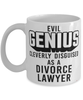 Funny Divorce Lawyer Mug Evil Genius Cleverly Disguised As A Divorce Lawyer Coffee Cup 11oz 15oz White