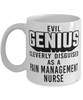 Funny Pain Management Nurse Mug Evil Genius Cleverly Disguised As A Pain Management Nurse Coffee Cup 11oz 15oz White