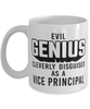 Funny Vice Principal Mug Evil Genius Cleverly Disguised As A Vice Principal Coffee Cup 11oz 15oz White