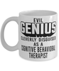 Funny Cognitive Behavioral Therapist Mug Evil Genius Cleverly Disguised As A Cognitive Behavioral Therapist Coffee Cup 11oz 15oz White